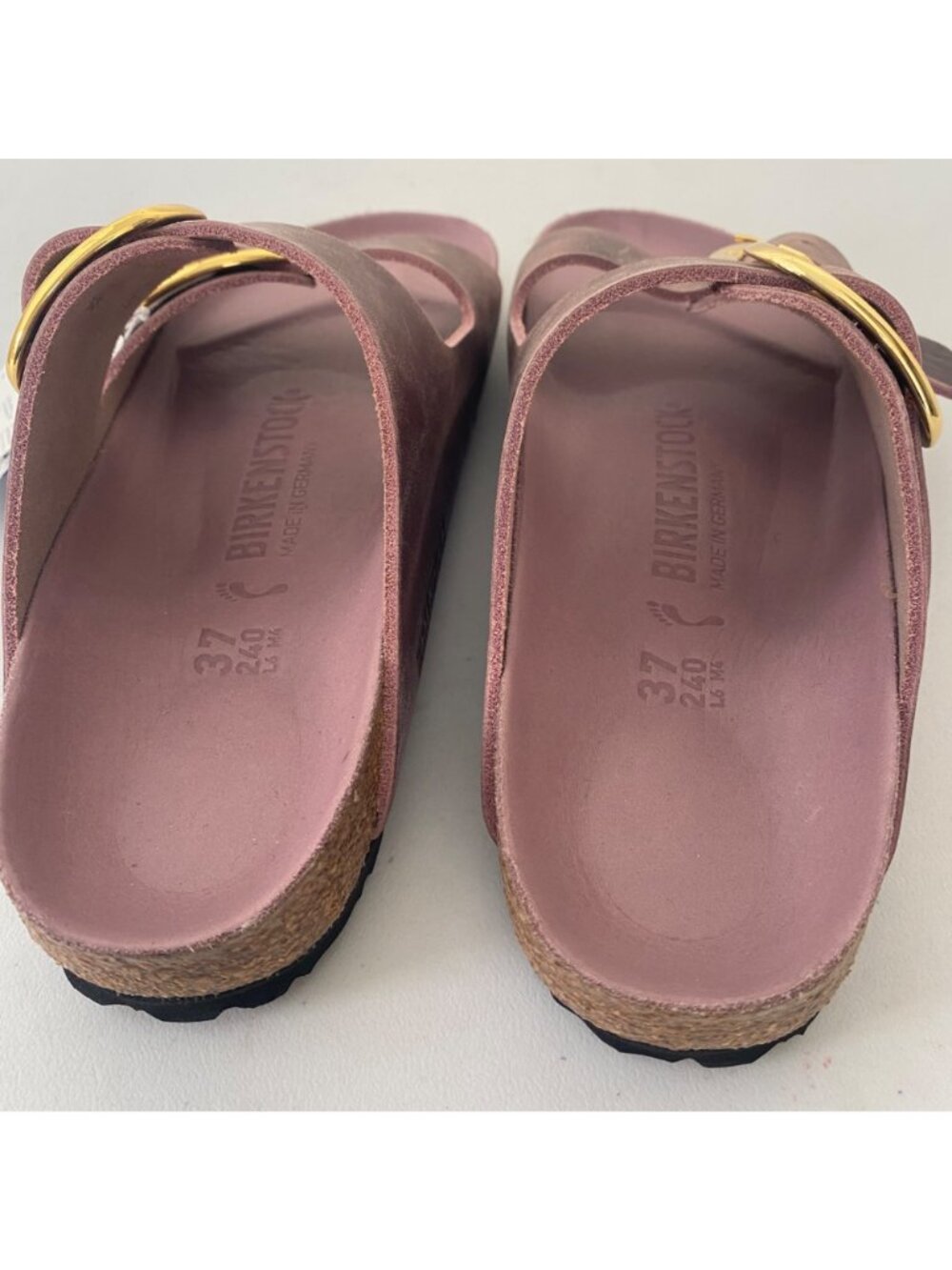 New Birkenstock *narrow* Arizona Big Buckle Sandals Slides Shoes Lavender - Picture 8 of 10